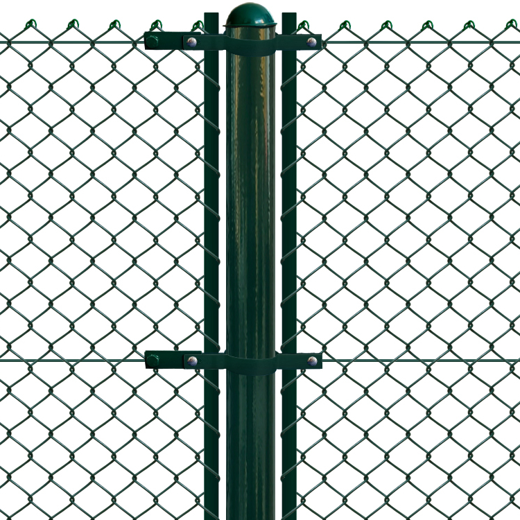 PVC coated chain link fence with razor wire for border Buy PVC coated